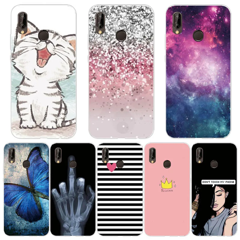 Чехол для huawei P20 Lite, чехол для телефона Funda, мягкий ТПУ для huawei P10 Lite, чехол, Силиконовая задняя сумка для huawei P30 Lite, чехол