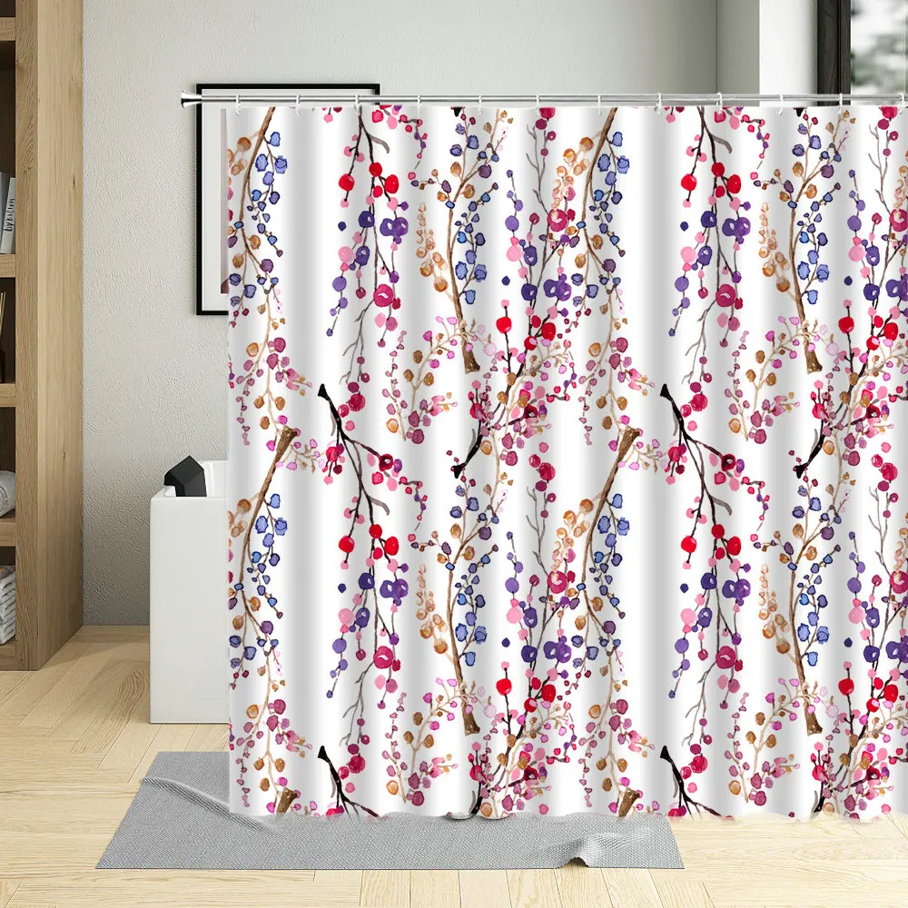 

Занавеска для душа, водостойкая, с натуральным узором