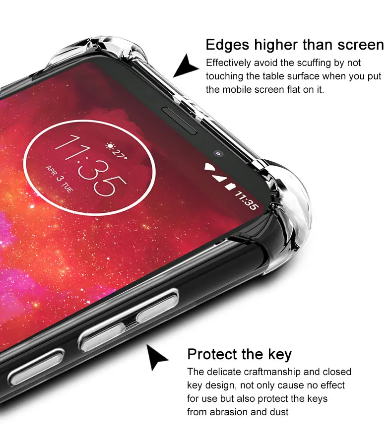 Airbag Shockproof Case Motolora Moto G9 Plus G60 G50 G40 G30 G10 MOTO One Fusion Edge G 5G Plus G8 G9 Power Air Cushion TPU Case
