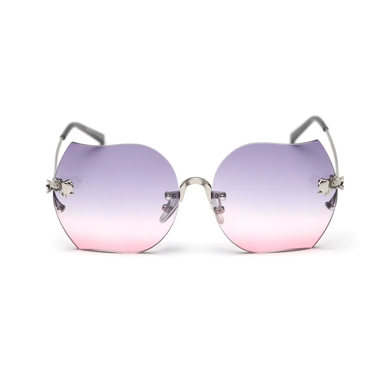 ROYAL GIRL 2020 New Fashion Ladies Sunglasses Brand Designer Flower Trimming Large Frame ss294 | Аксессуары для одежды