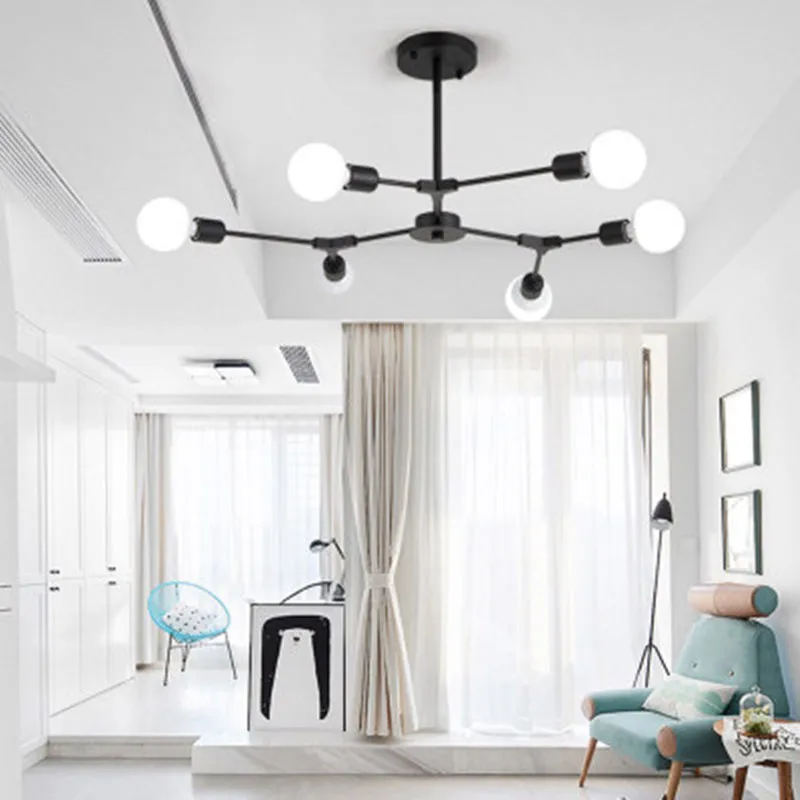 Простая художественная люстра оригинальная лампа для магазина одежды