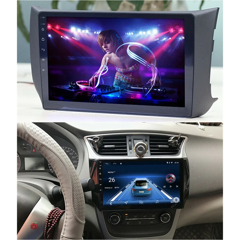10 1 дюймовый 1080P Android 9 автомобильный GPS-радиоплеер для Nissan Sentra Sylphy 2012-2019 |
