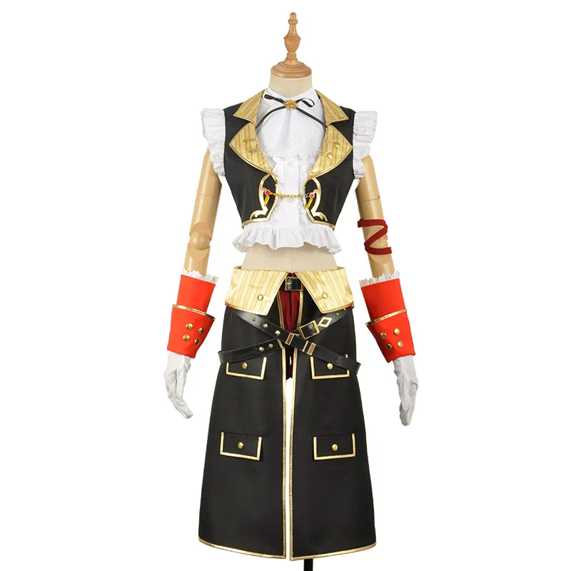 

Костюм для косплея аниме Love Live Hoshizora Rin, шорты, перчатки, шапка, ежедневник, пиратский Пробуждение, карнавальвечерние ринка, праздничная форма, Новинка