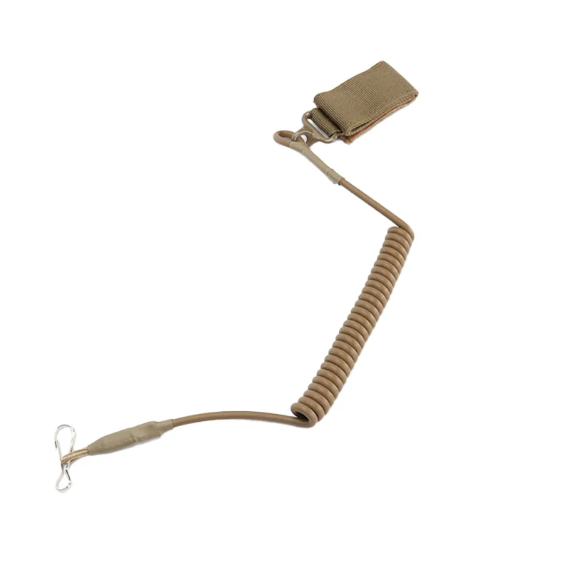 

Airsoft Gun Handgun Shooting Military Backpack Hunting Pistol Tool Elastic Belt Spring Rope Lanyard Strap Anti-Lost Pendant