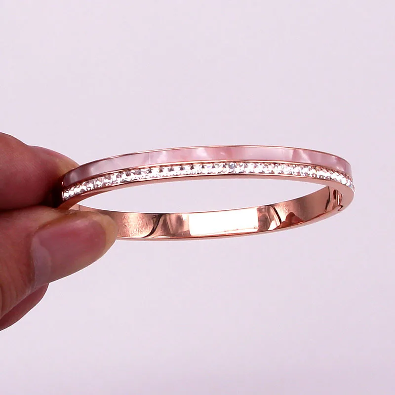 Романтичные браслеты для женщин браслет с ракушкой и пряжкой из розового золота