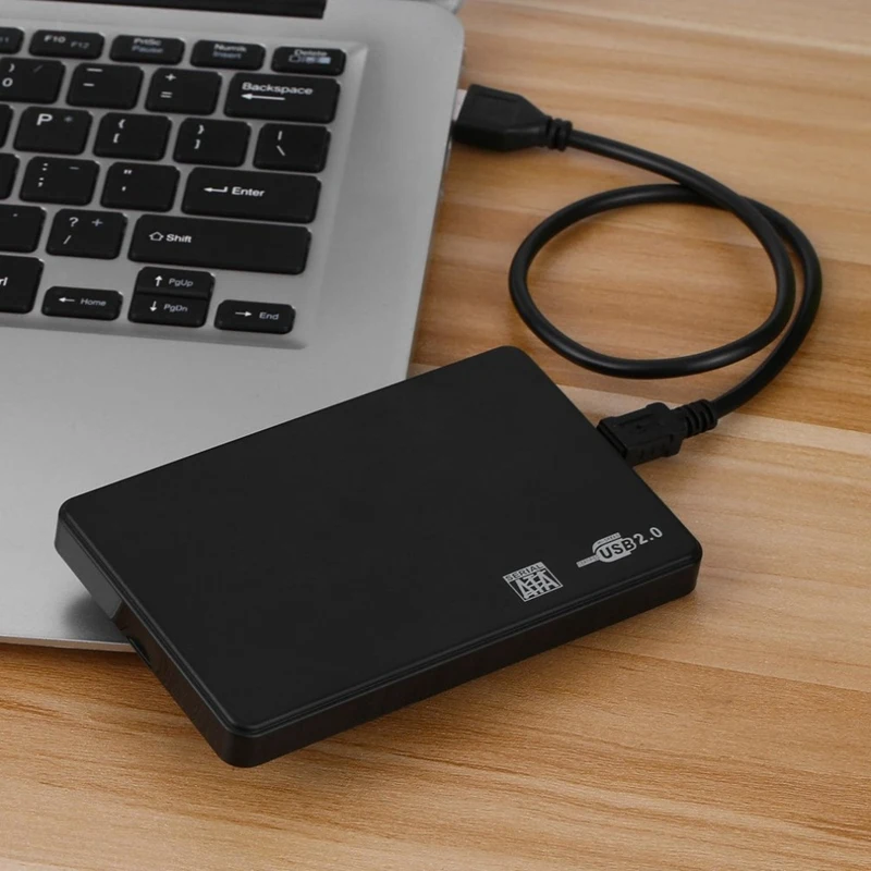 2 5-дюймовый USB HDD чехол Sata к 0 жесткий диск SATA внешний корпус коробка с кабелем |