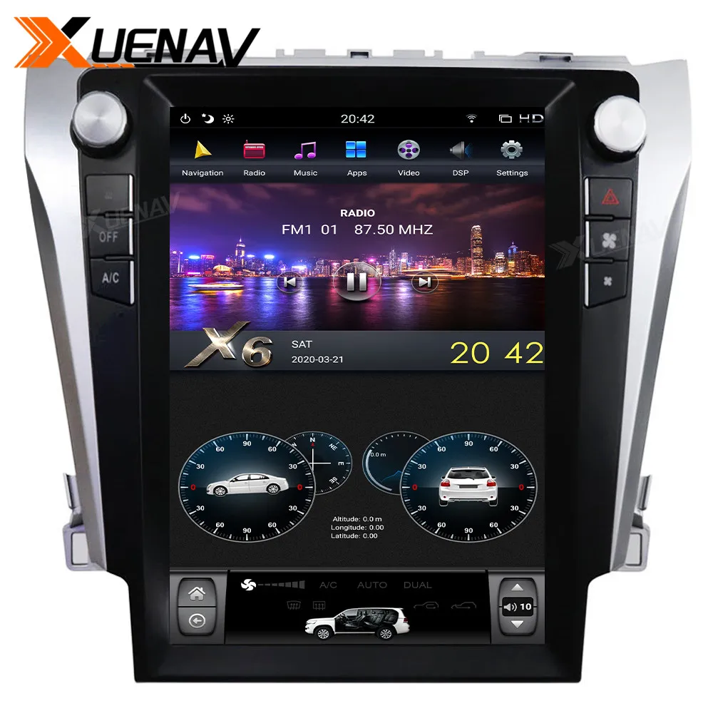 XUENAV Android система автомобиля GPS радио навигация для-TOYOTA CROWN четырнадцатый 14th