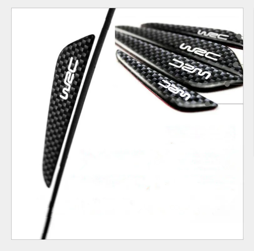 4 шт./лот защитные наклейки на двери автомобиля защитное волокно для Volkswagen Golf 5 6 Polo