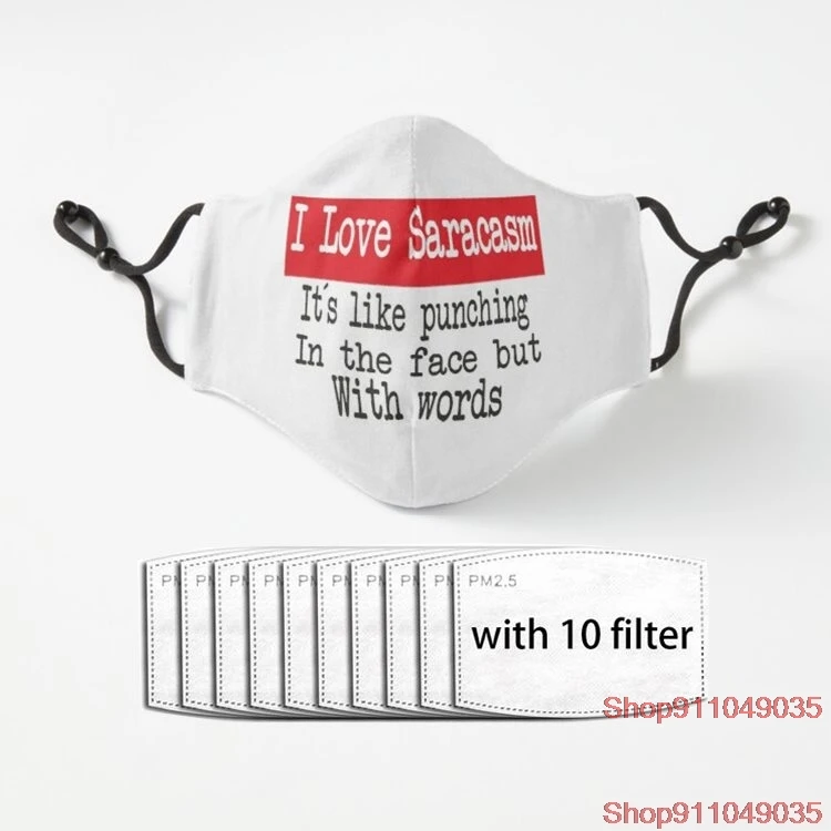 

Love Sarcasm Lt s как штамповка людей на лице но со словами маска для взрослых многоразовая маска для лица из полиэстера