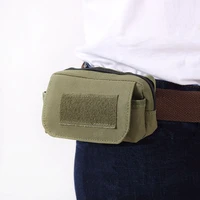mini tactical utility pouch waterproof outdoor pocket molle pouch waist pack wear resistant travel sports tactical waist bag