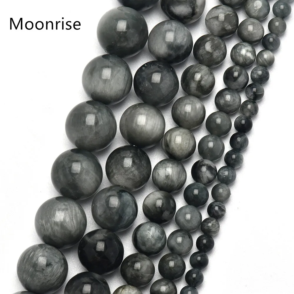 Бусины Из Натурального драгоценного камня Орлиный глаз для изготовления