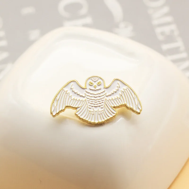 Брошь Хогвартс в виде совы значок оркруксы модные ювелирные изделия подарок