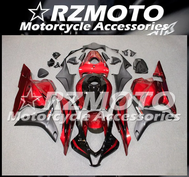

New ABS Motorcycle Whole Fairings Kit Fit For Honda CBR600RR F5 09 10 11 12 2009 2010 2011 2012 bodywork set red black