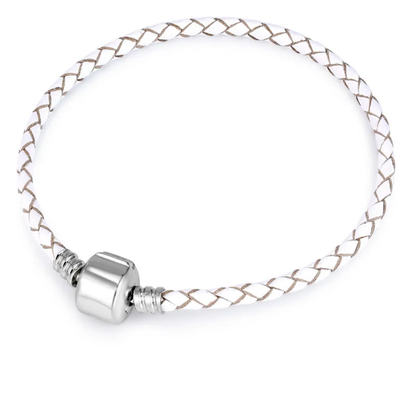 Новые модные кожаные браслеты подходят для браслетов Pandora изготовления