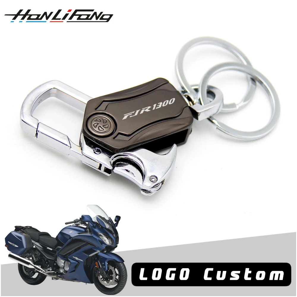 

For Yamaha Motorcycle Keychain FJR1300 FJR 1300 Multi-Function Keyring Custom Lettering Emblems Moto Keychain