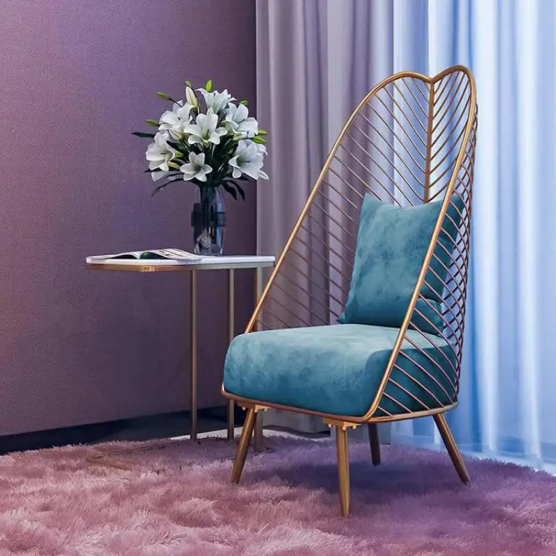 Светильник шный легкий скандинавский Одноместный маленький сетчатый диван