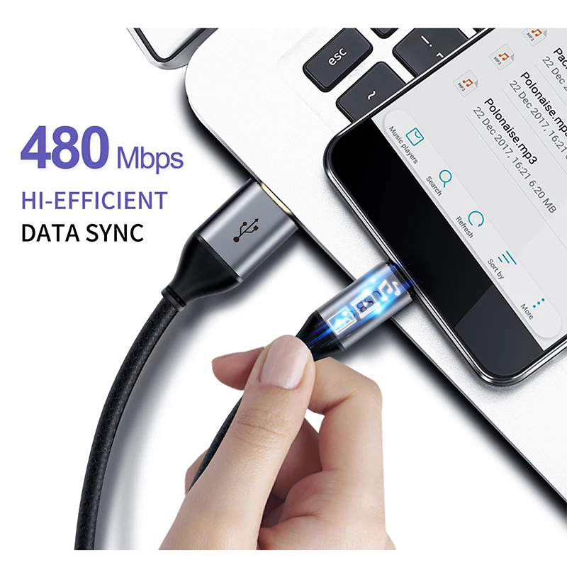 Кабель для синхронизации и быстрой зарядки, кабель USB-C, 3 А для компьютера Xiaomi mi9 Redmi note 7 и компьютера C004