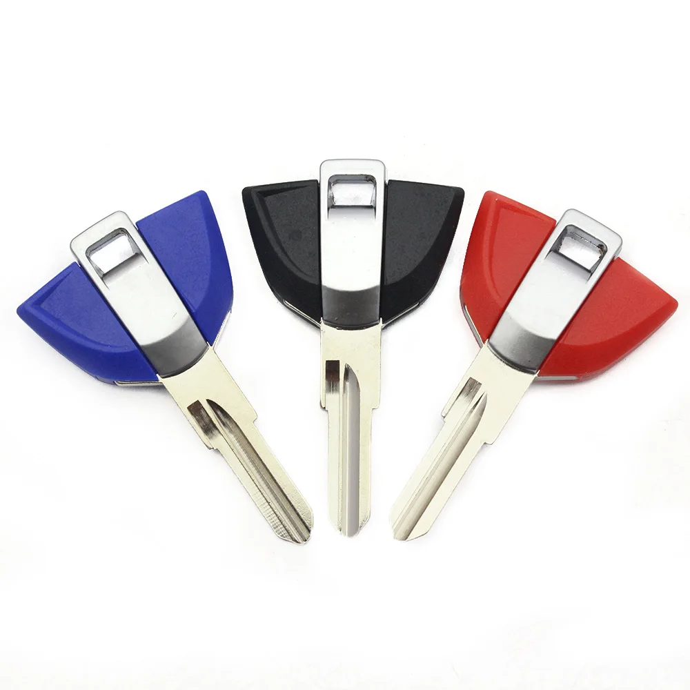 

Key 1 Uncut Blade Blank 3.9CM Motorcycle Keys For BMW C650 GT Black Red Blue Plastic Metal