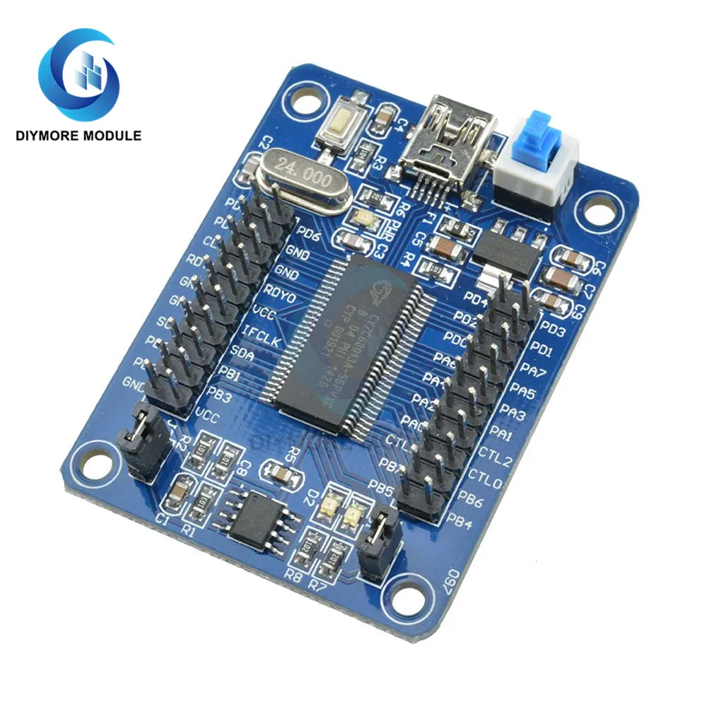 Модуль микроконтроллера USB 2 0 CY7C68013A двигатель с последовательным интерфейсом +