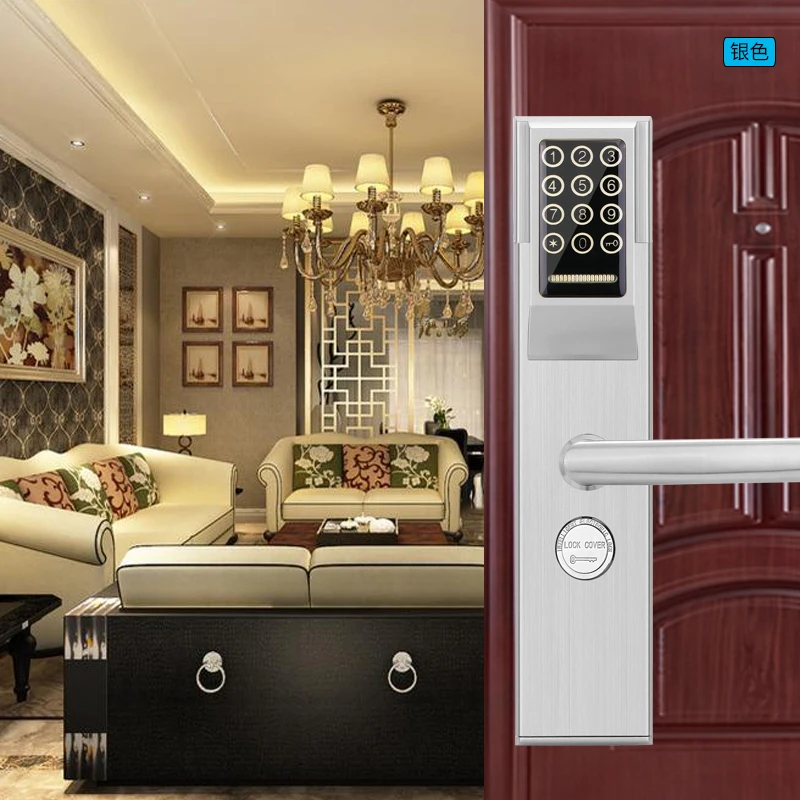 LK-0806 интеллигентая (ый) IC Датчик пароль дверной замок металлический материал