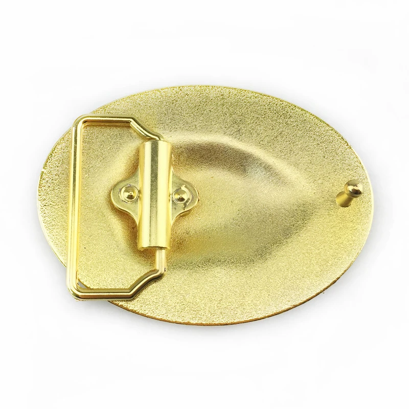 Модная пустая овальная металлическая пряжка для ремня ковбойские деревенские