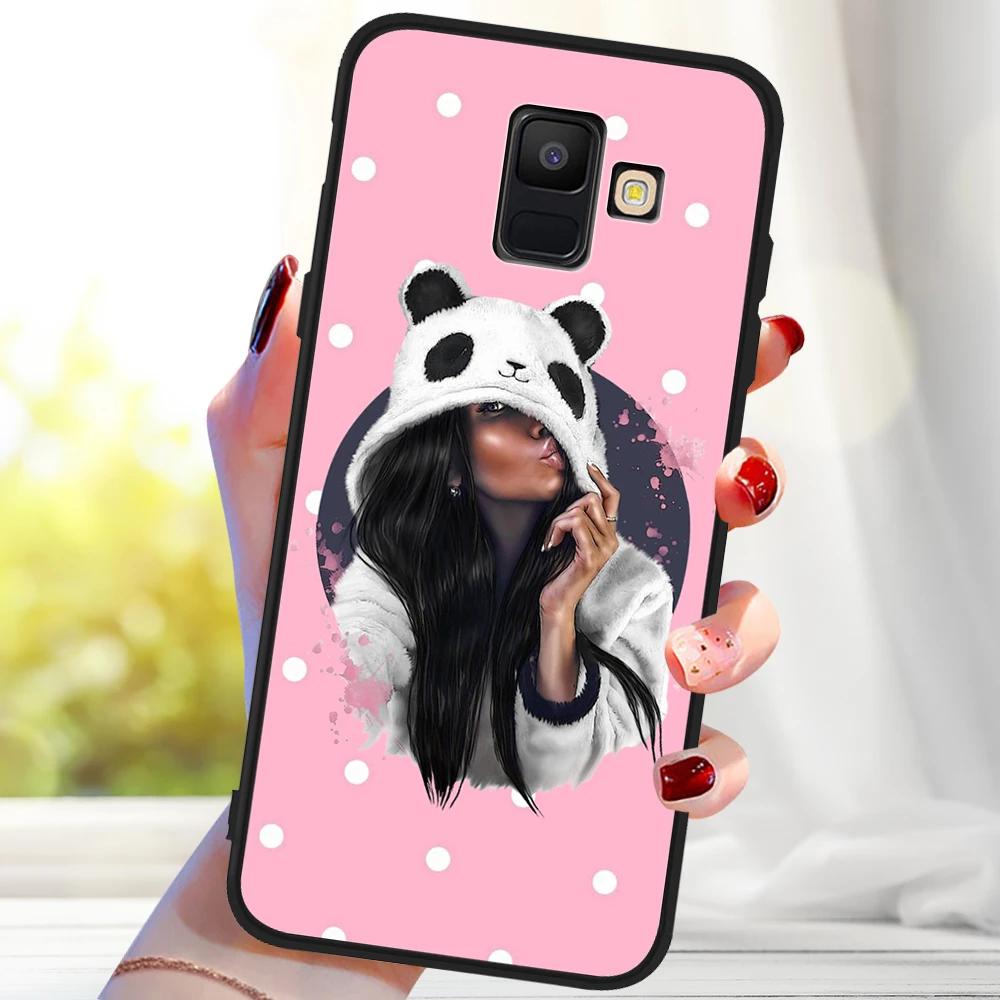 Супер Мышь для мамы с дочкой детские мягкие для samsung Galaxy A9 A8 A7 A6 A5 A3 J3 J4 J5 J6 J8 плюс M30 A40S A10 A20E чехол Крышка
