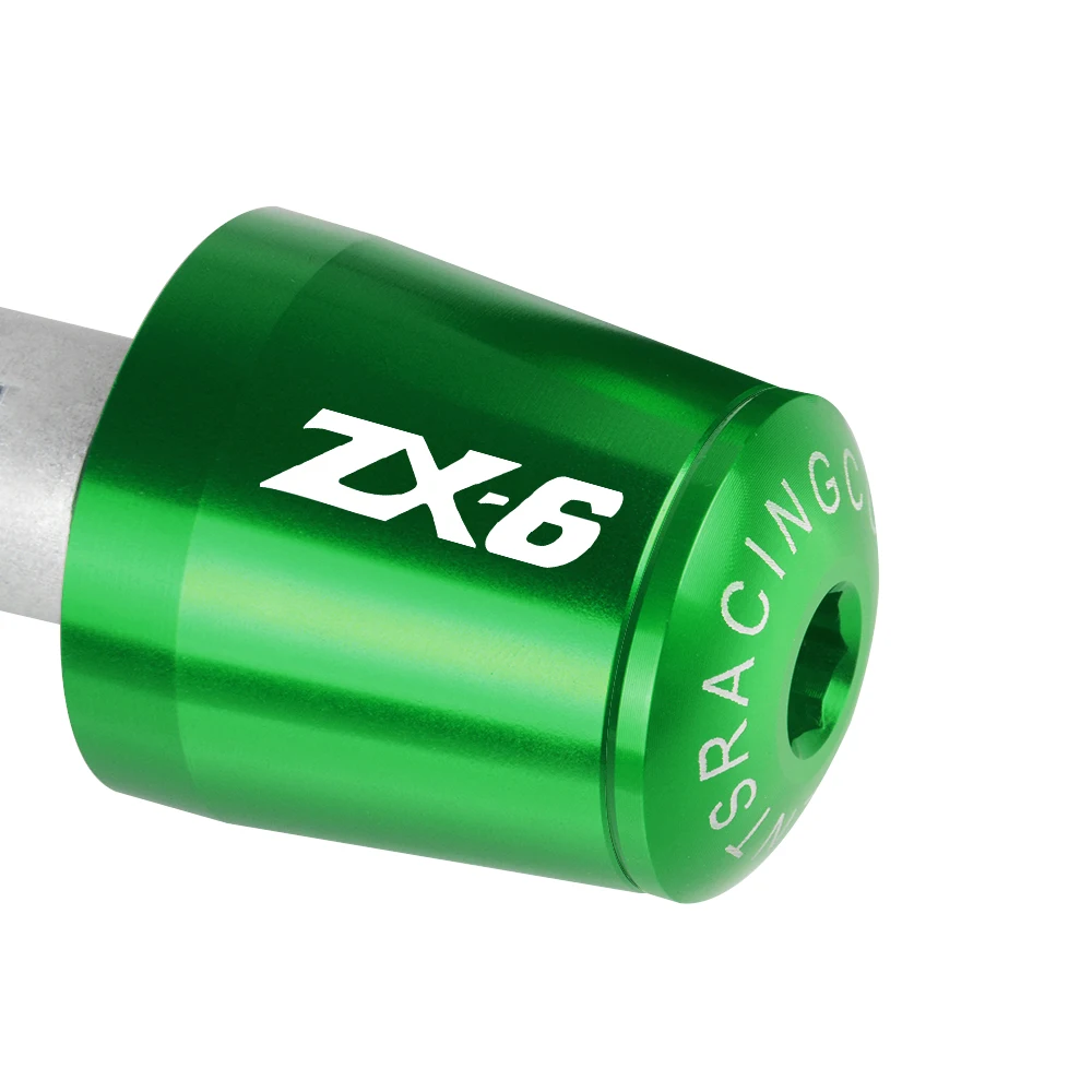 7/8 &quotаксессуары для мотоциклов руль бар концы ручки слайдер Kawasaki Ninja ZX 6R ZX600 1998 2011
