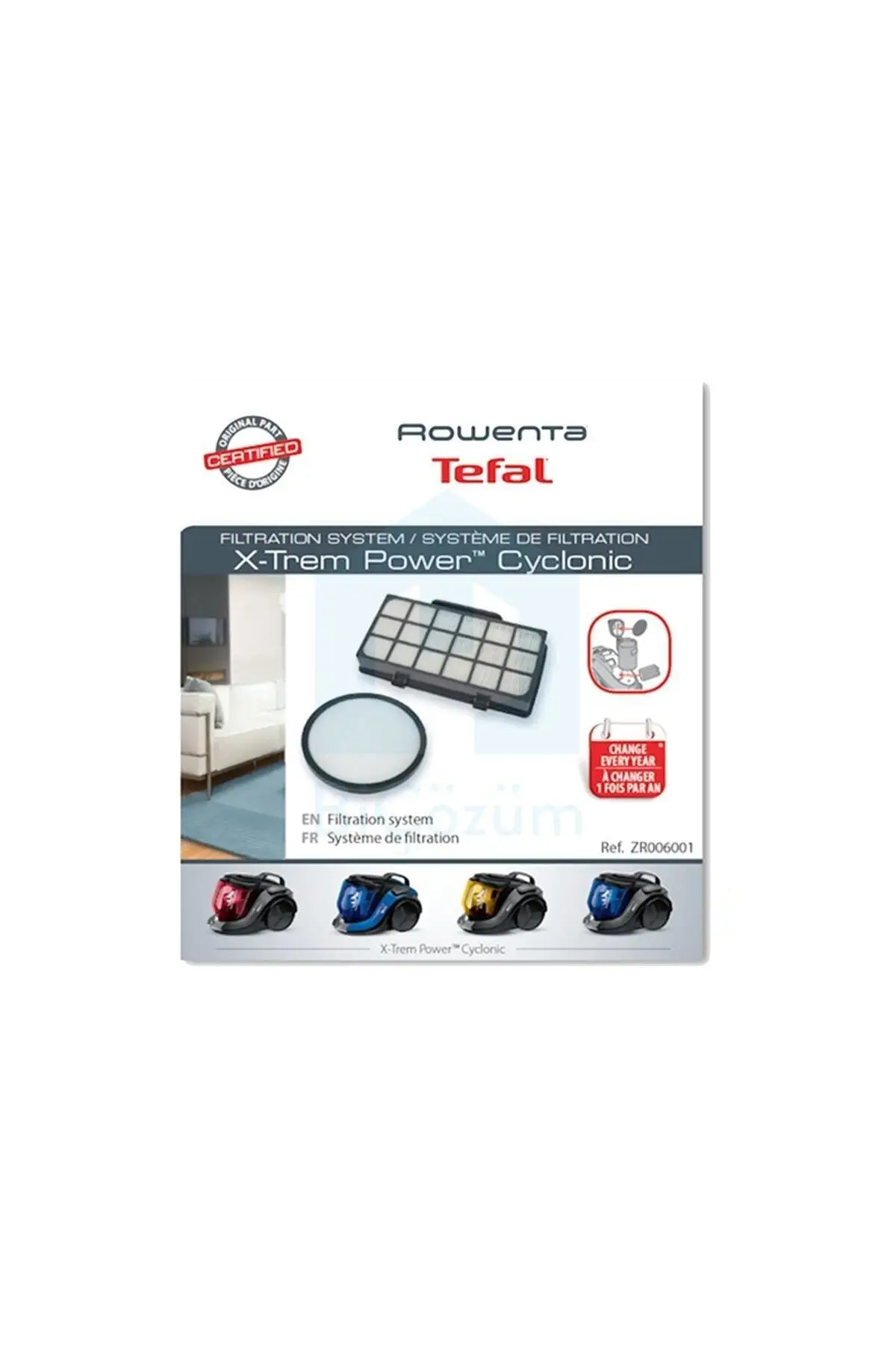 

MHK Parts Ro 6921 Xtrem Power Cyclonic Hepa Filter Set