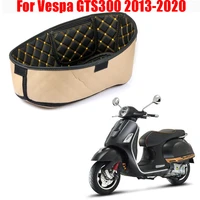 motorcycle storage box leather rear trunk cargo liner protector accessories for vespa gts 300 250 gts300 2013 2020 2018 2019