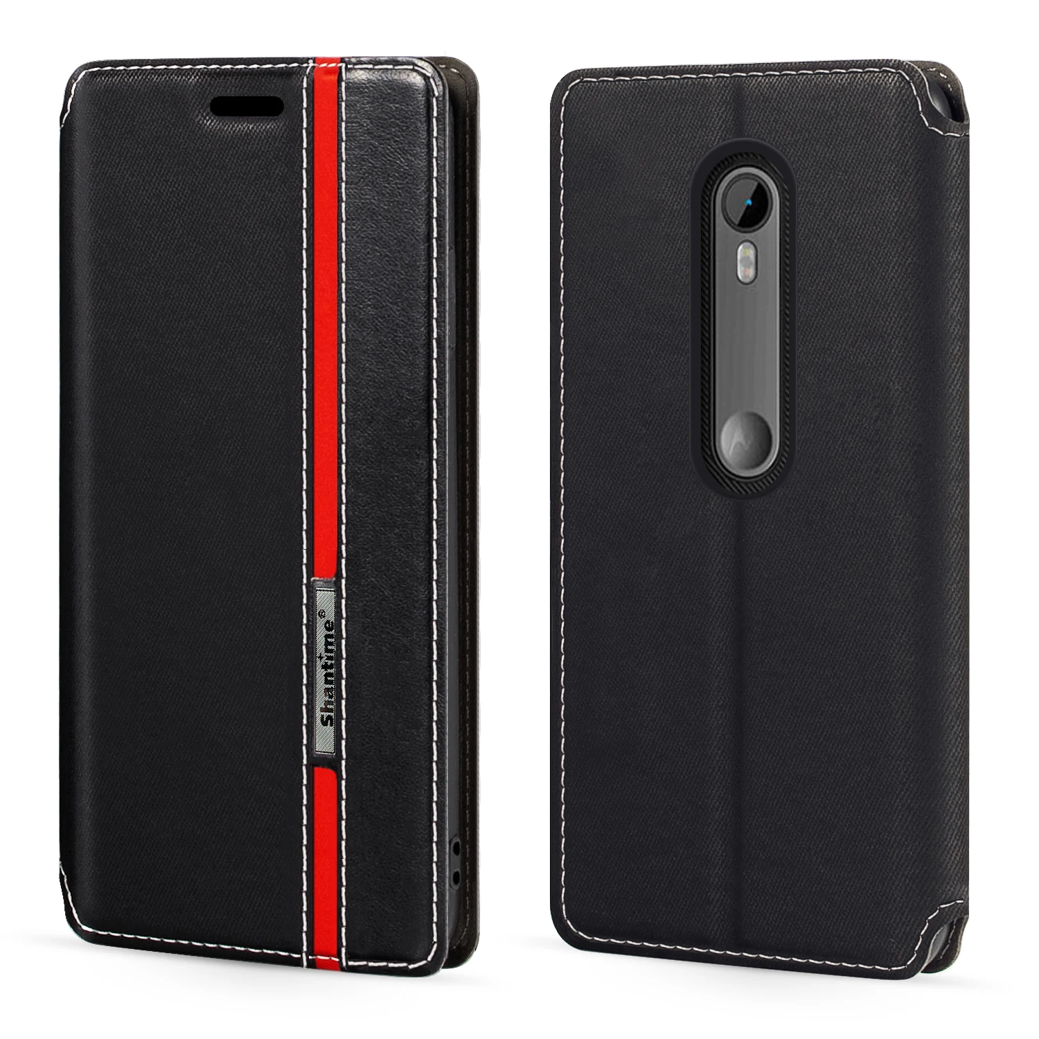 

Модный разноцветный кожаный чехол-книжка с магнитной застежкой и отделением для карт для Motorola Moto G3 5,0 дюйма