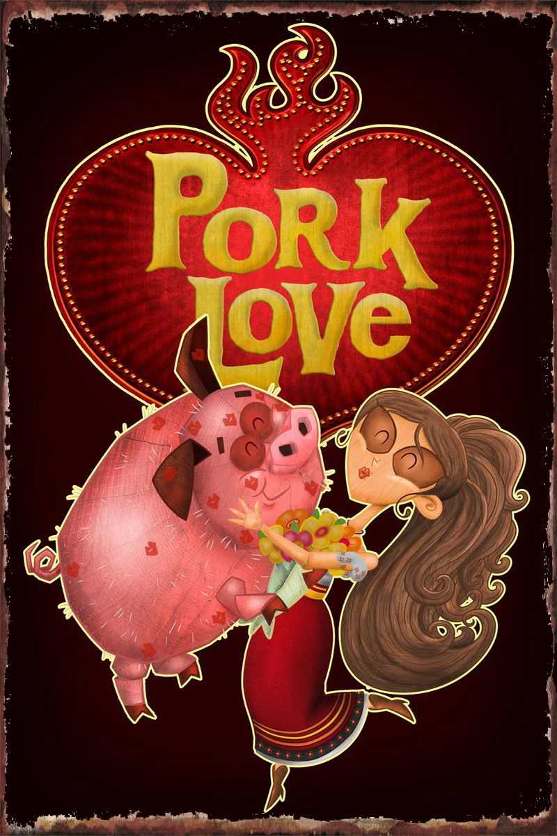 

Свиная любовь Марти макфан дес Декор для комнаты Ретро винтажный металлический знак оловянные таблички Настенный декор для паба дома клуба...