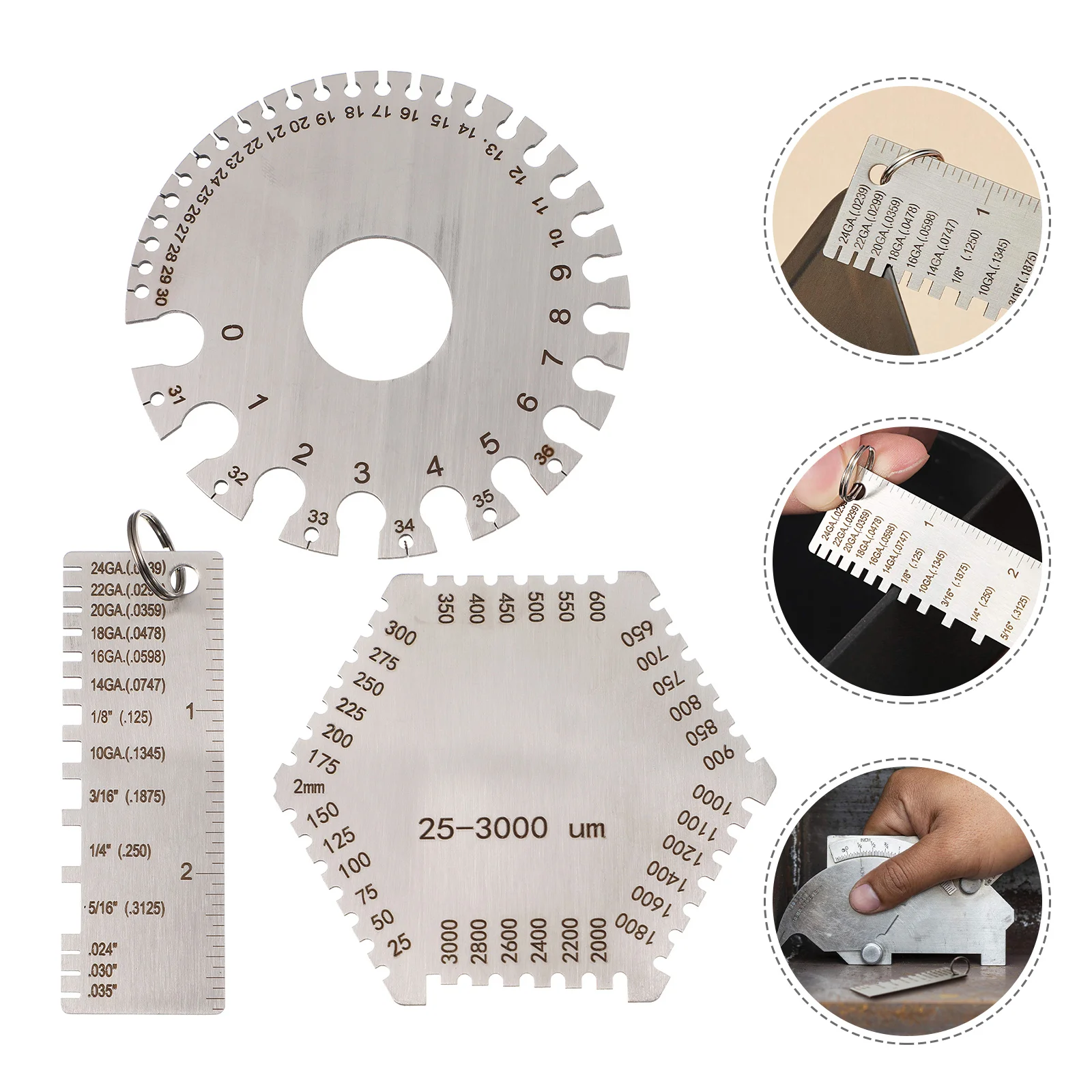 

3 шт., толщиномер для Жидкой Пленки