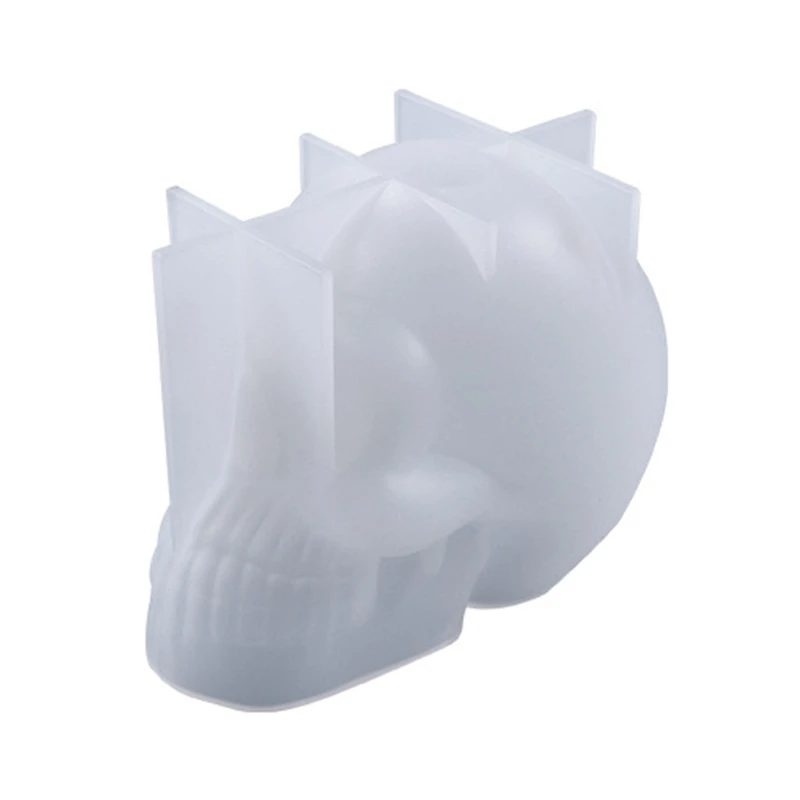 

Skull Ornaments Epoxy Resin Mold Home Decorations Silicone Mould DIY Crafts Candle Soap Aromatherapy Plaster Casting