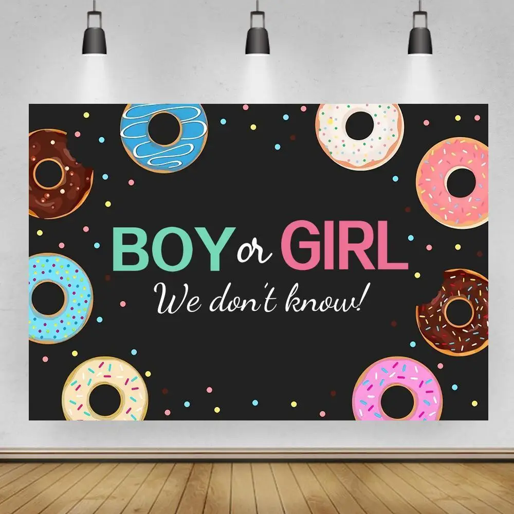 

Baby Shower Newborn Backdrops Photopone Sweet World Candy Donut Shop Lollipop Customized Photography Backdrops Vinyl
