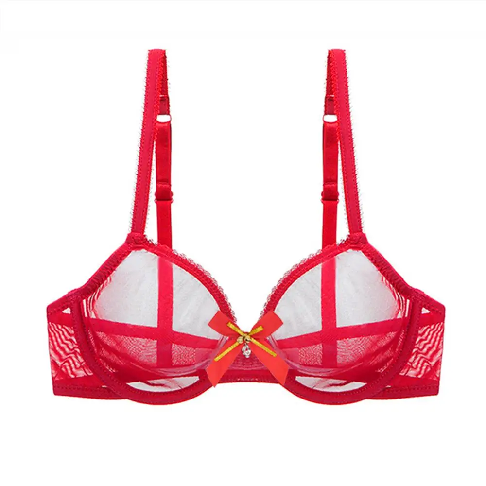 Женские прозрачные дышащие сетчатые бюстгальтеры бралет без подкладки