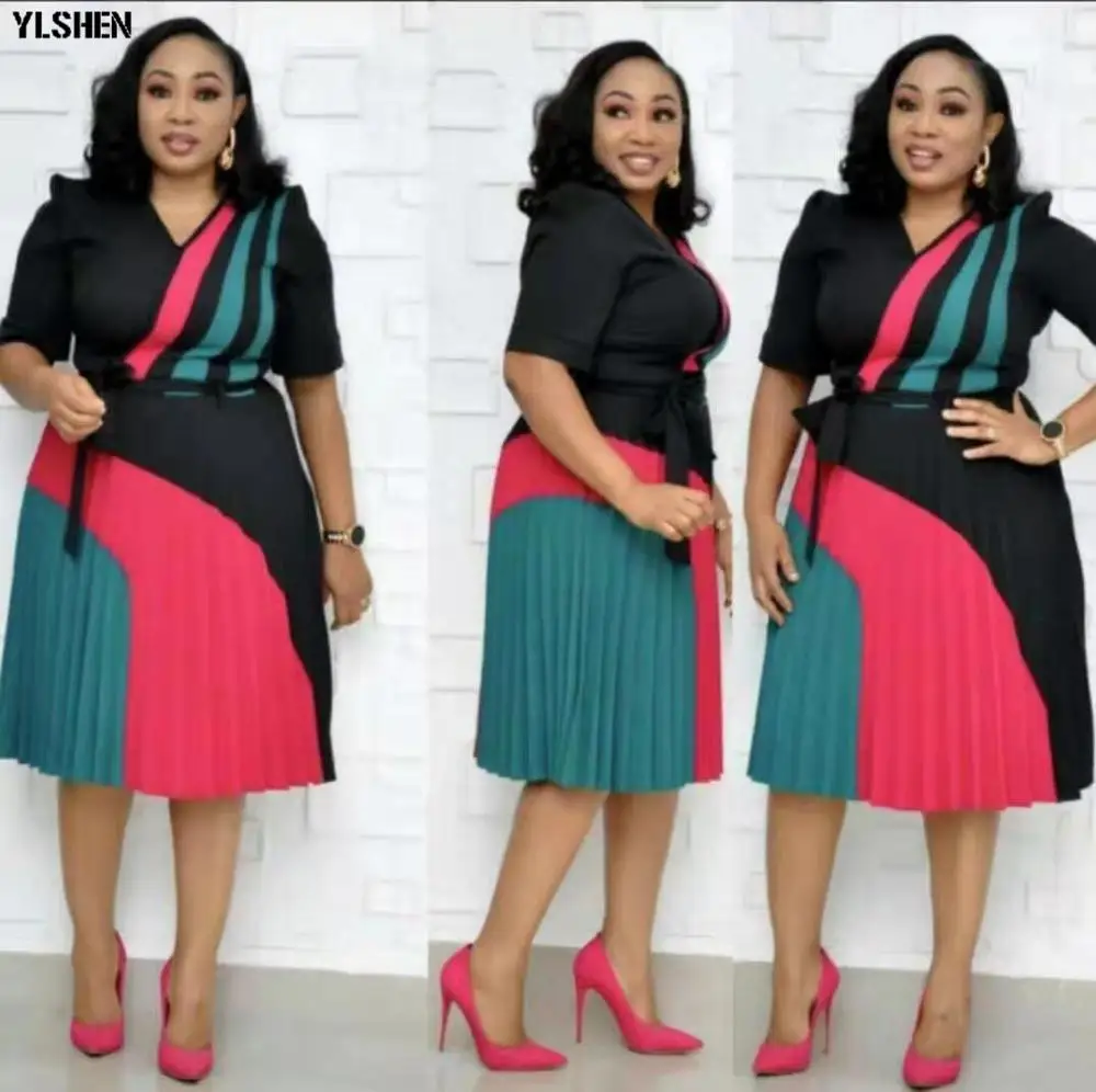 Новые африканские платья для женщин Дашики осенние стили Африканское платье