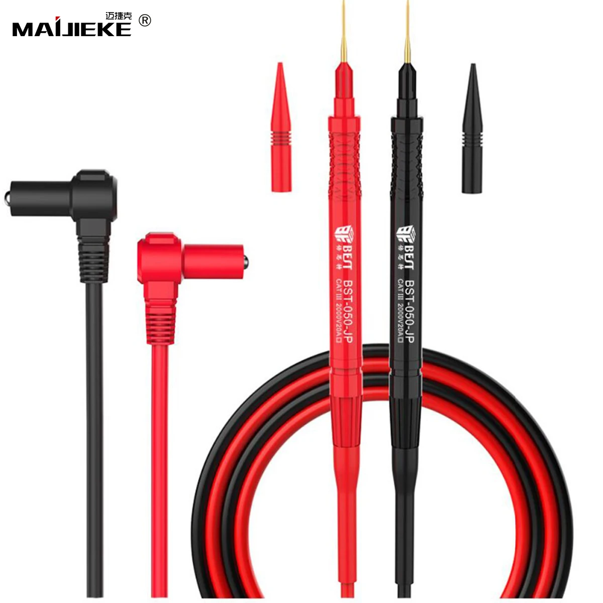 

1M Universal Probe Test Leads for Digital Multimeter Cable Feeler Wire Super Conductive Multimeter Probes Replaceable Needles