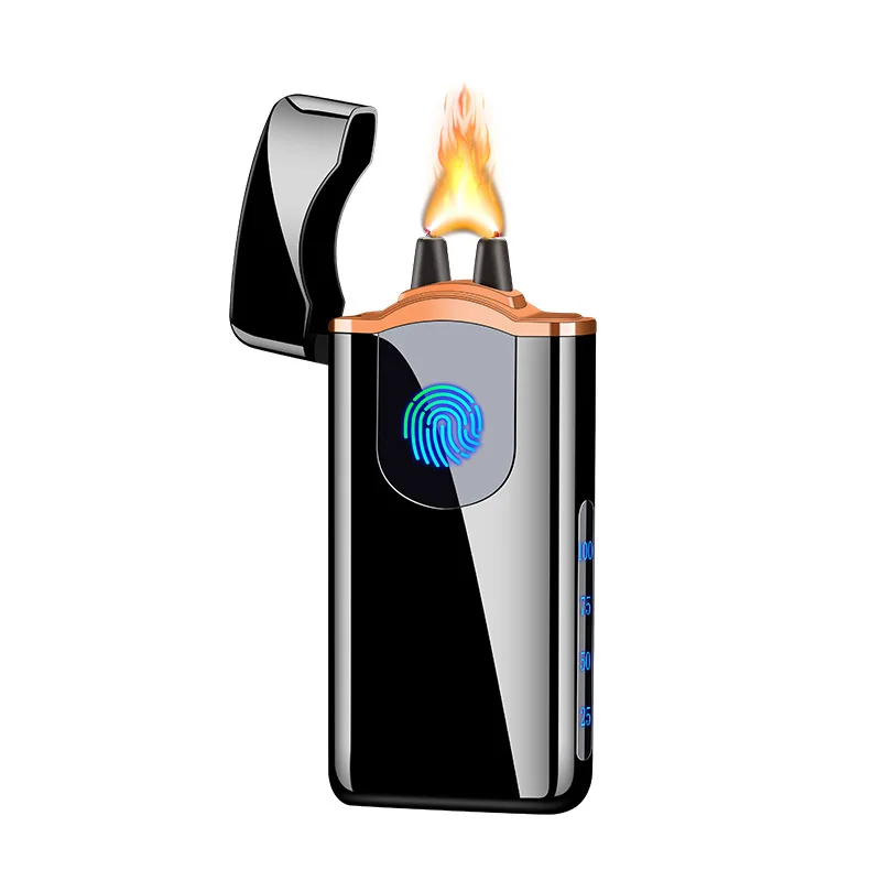 

Yidian new product high-power strong flame arc lighter USB rechargeable cigarette lighter high-end lighter