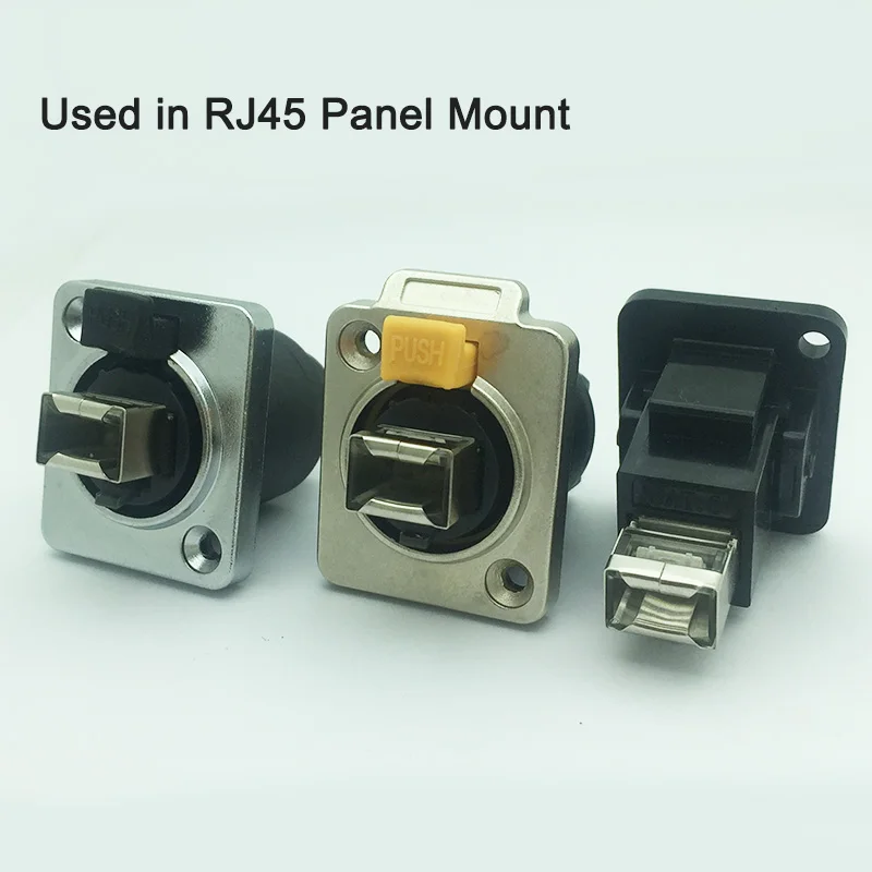 100 шт./лот 8P8C RJ45 Модульная штепсельная вилка металлический корпус CAT6 Ethernet сетевой