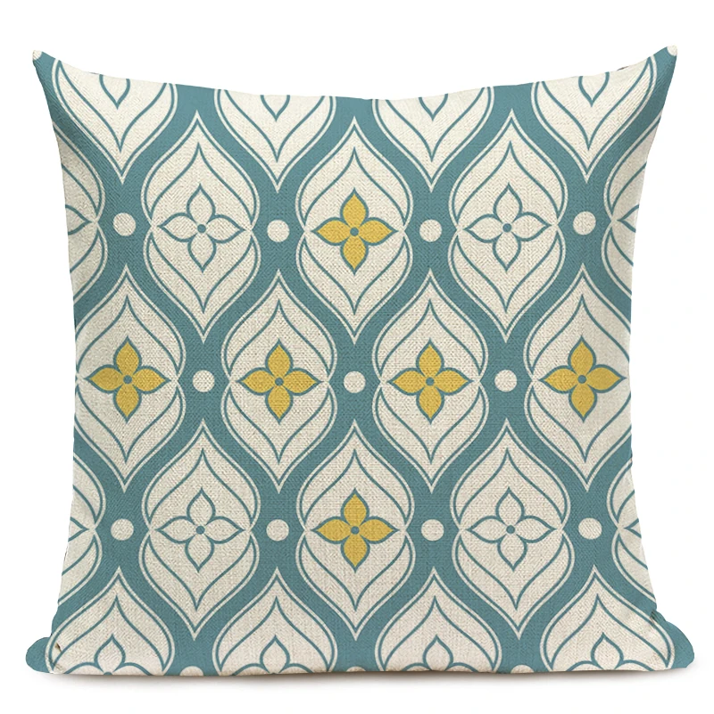 Чехлы для подушки красочный современный геометрический принт FabricArt роскошный