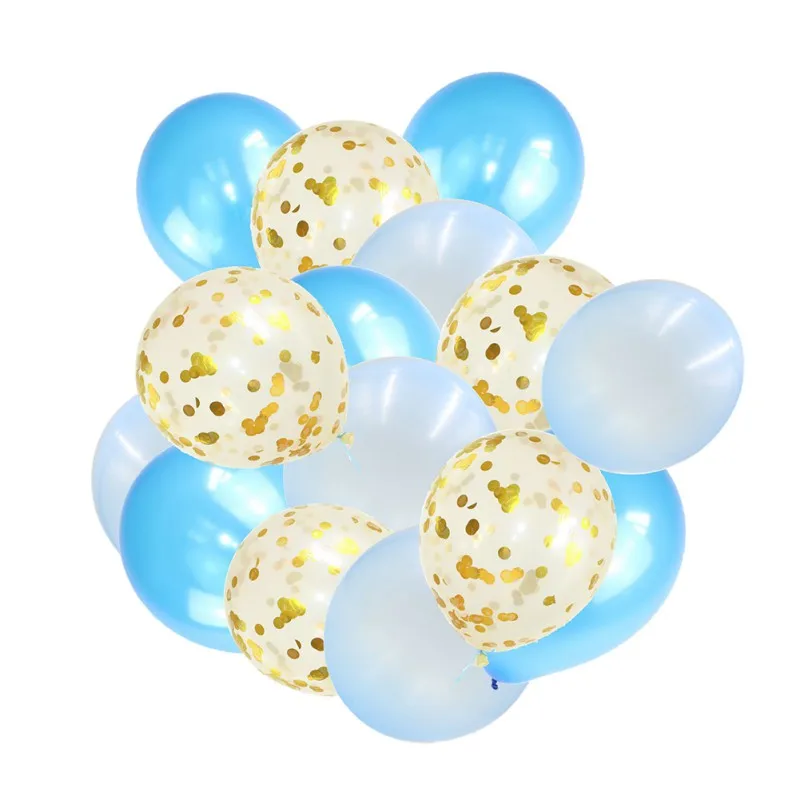 Золотые круглые прозрачные черные вечерние ные шары 12 дюймов 15 шт./30 шт.|Воздушные