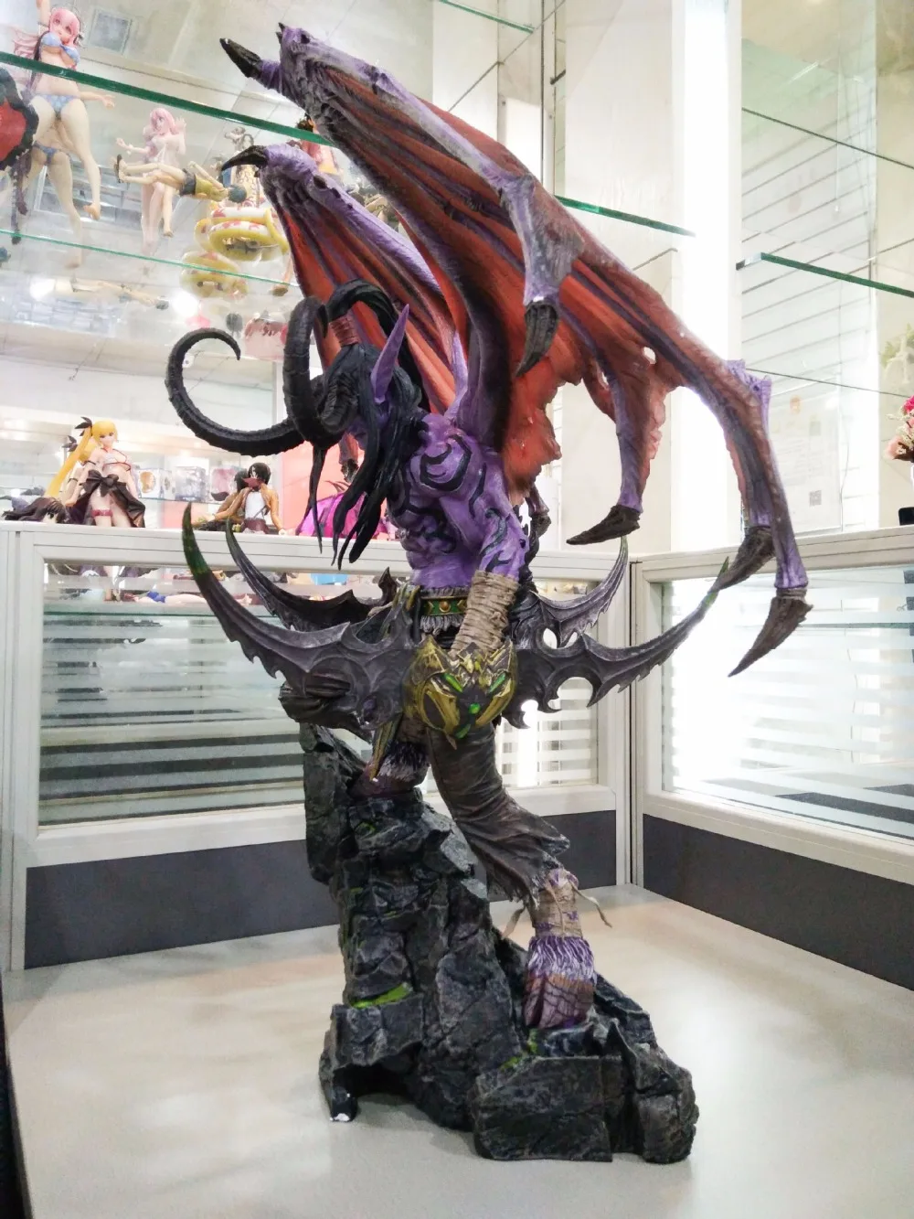 Ограниченная фигурка большой размер 60 см WOW Illidan gk статуя из смолы Коллекционная