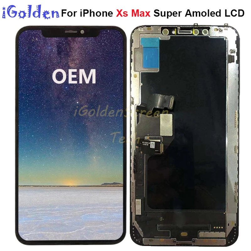Сменный ЖК дисплей 6 5 ''для iPhone Xs max с сенсорным экраном и дигитайзером в сборе