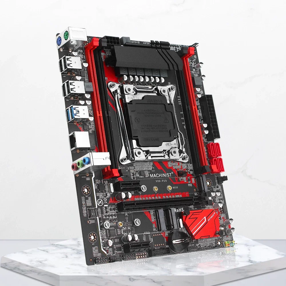 MACHINIST X99 Kit Motherboard LGA 2011-3 Set With Xeon E5 2670 V3 Processor DDR4 ECC 16GB RAM memory Four-Channel M-ATX X99-RS9 |