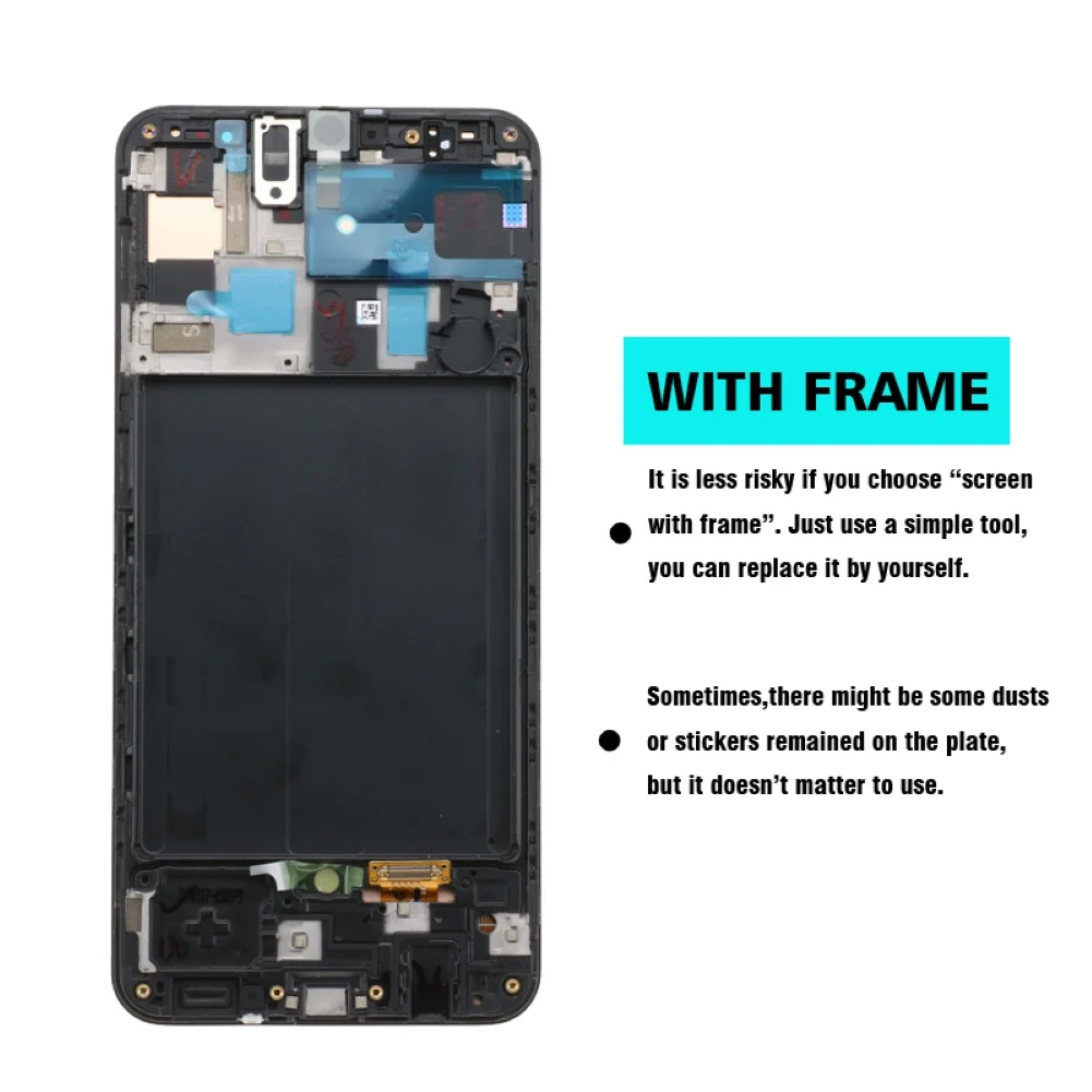 Дигитайзер сенсорного экрана AMOLED в сборе для Samsung Galaxy A50 2019 A505F/DS A505FD A505 ATouch