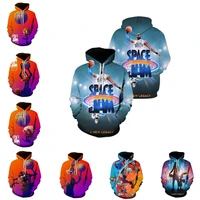 space jam 2 a new legacy movie cosplay hoodie 3d pattern sweatshirt jacket pullover coat spring autumn winter men women clothes