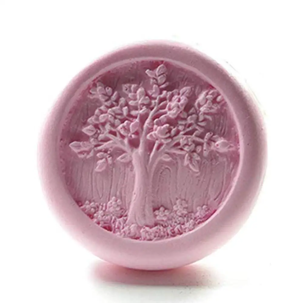 

Life Tree Design Natural Soap Mold Scented Candle Wax Melt Mold Aroma Gypsum Resin Craft Silicone Mold