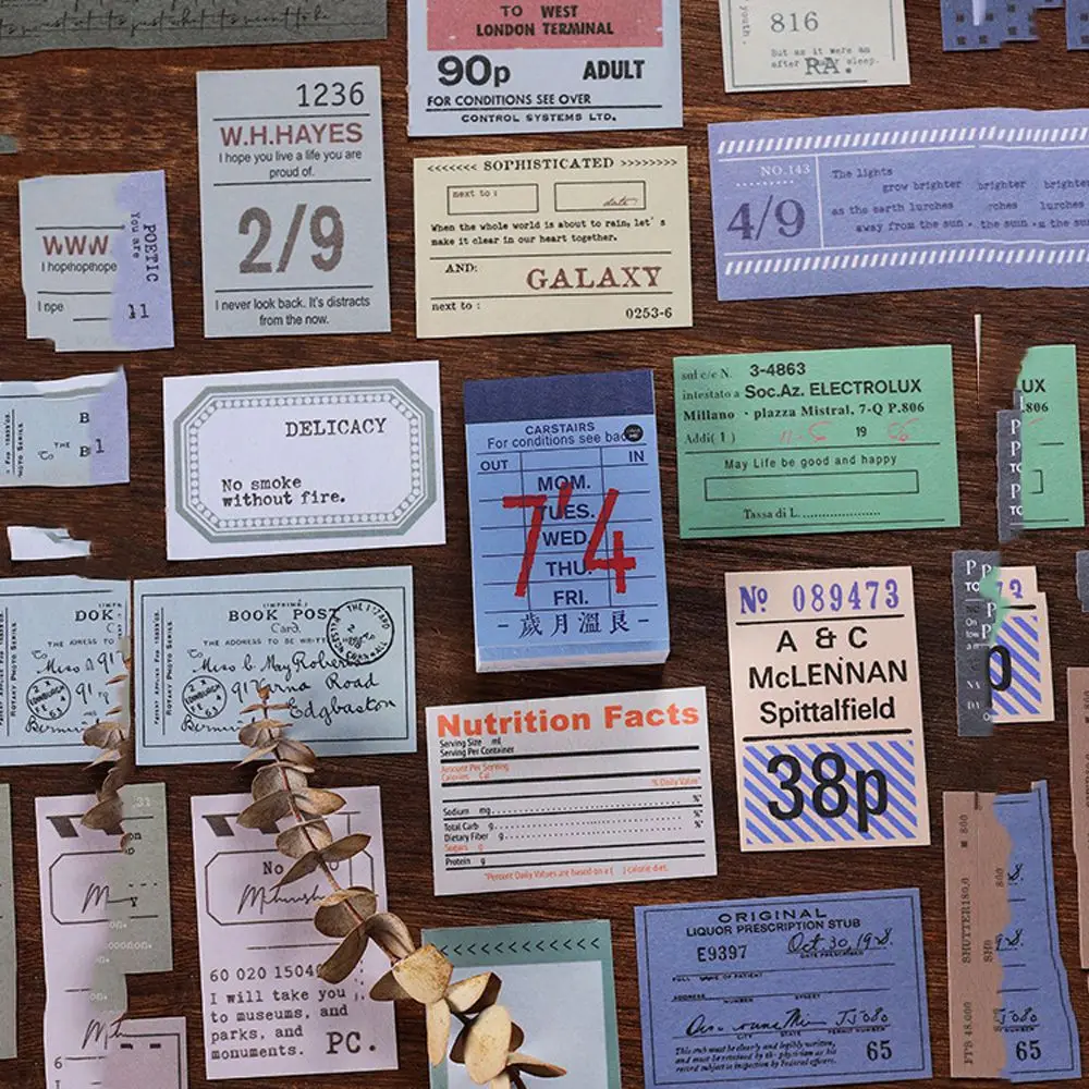 

50 шт./лот Kawaii канцелярские наклейки буквы из серии вечерний Бриз DIY наклейки в коробке планировщик декоративный мобильный