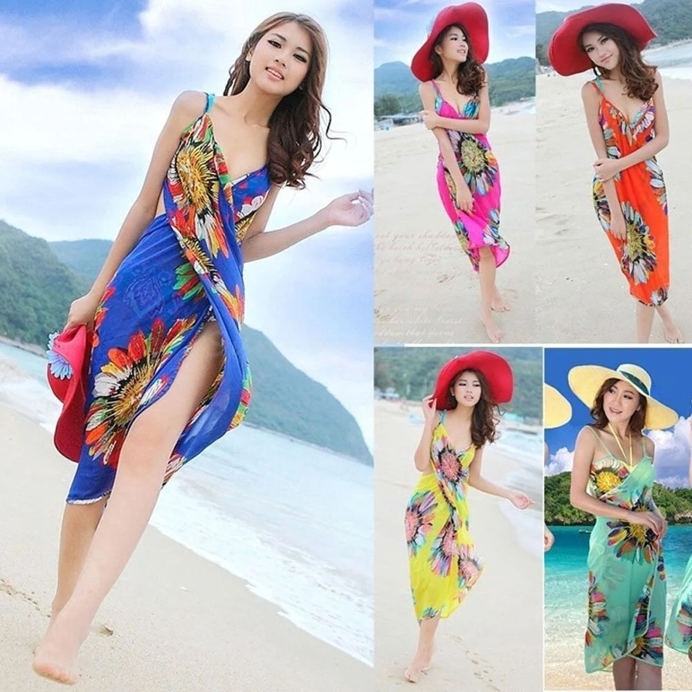 

HSYK Women Sexy Summer Bikini Cover Up Beach Dress Swimwear Wrap
