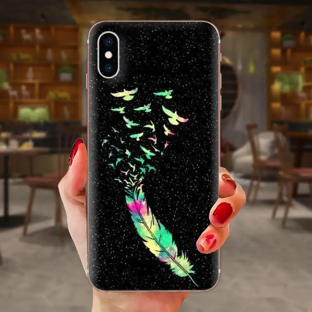 Chocolate Feather Color For Huawei Honor Mate 7 7A 8 9 10 20 V8 V9 V10 G Lite Play Mini Pro P Smart Case | Мобильные телефоны и